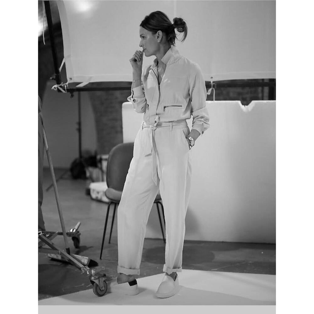 ME+EM Ivory Utility Jumpsuit